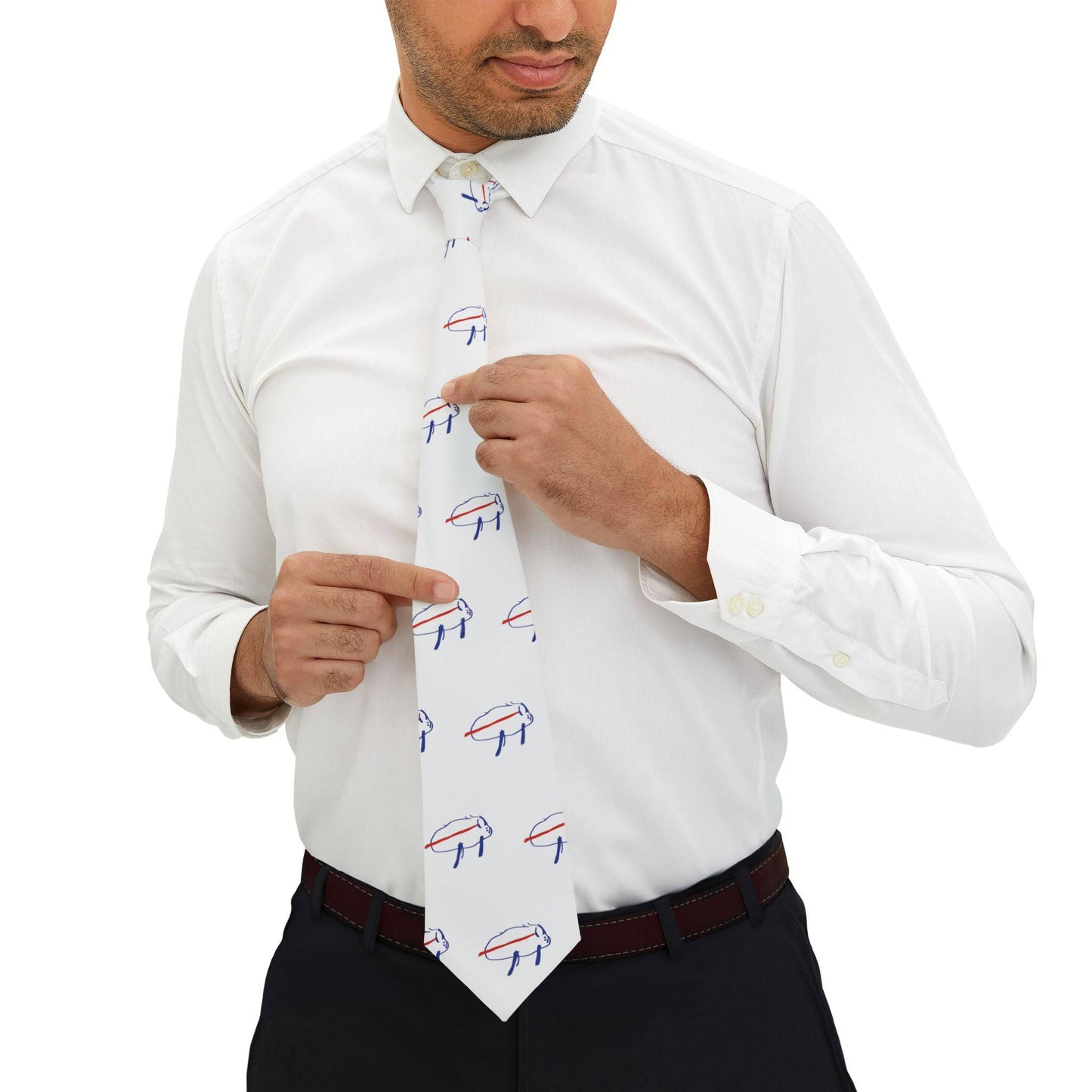 Josh Allen Potato Buffalo Necktie - Bflo Thread Co.