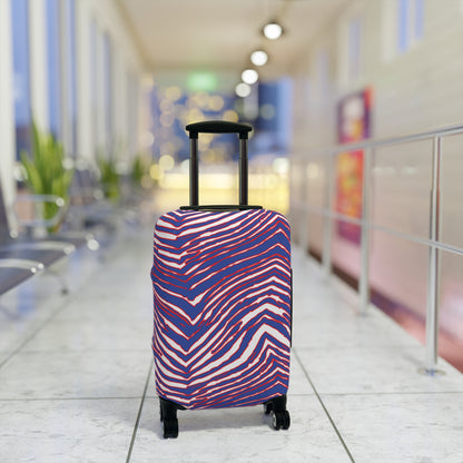 Buffalo Football Pattern Luggage Cover - Bflo Thread Co.