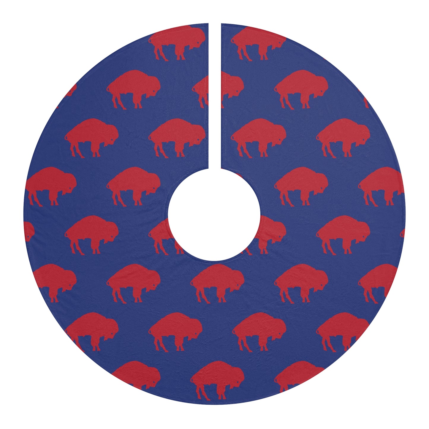 Buffalo Pattern Christmas Tree Skirt