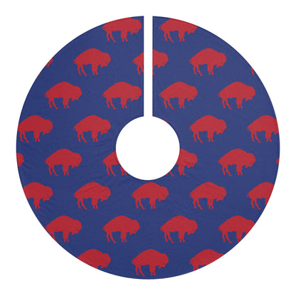 Buffalo Pattern Christmas Tree Skirt