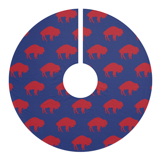 Buffalo Pattern Christmas Tree Skirt