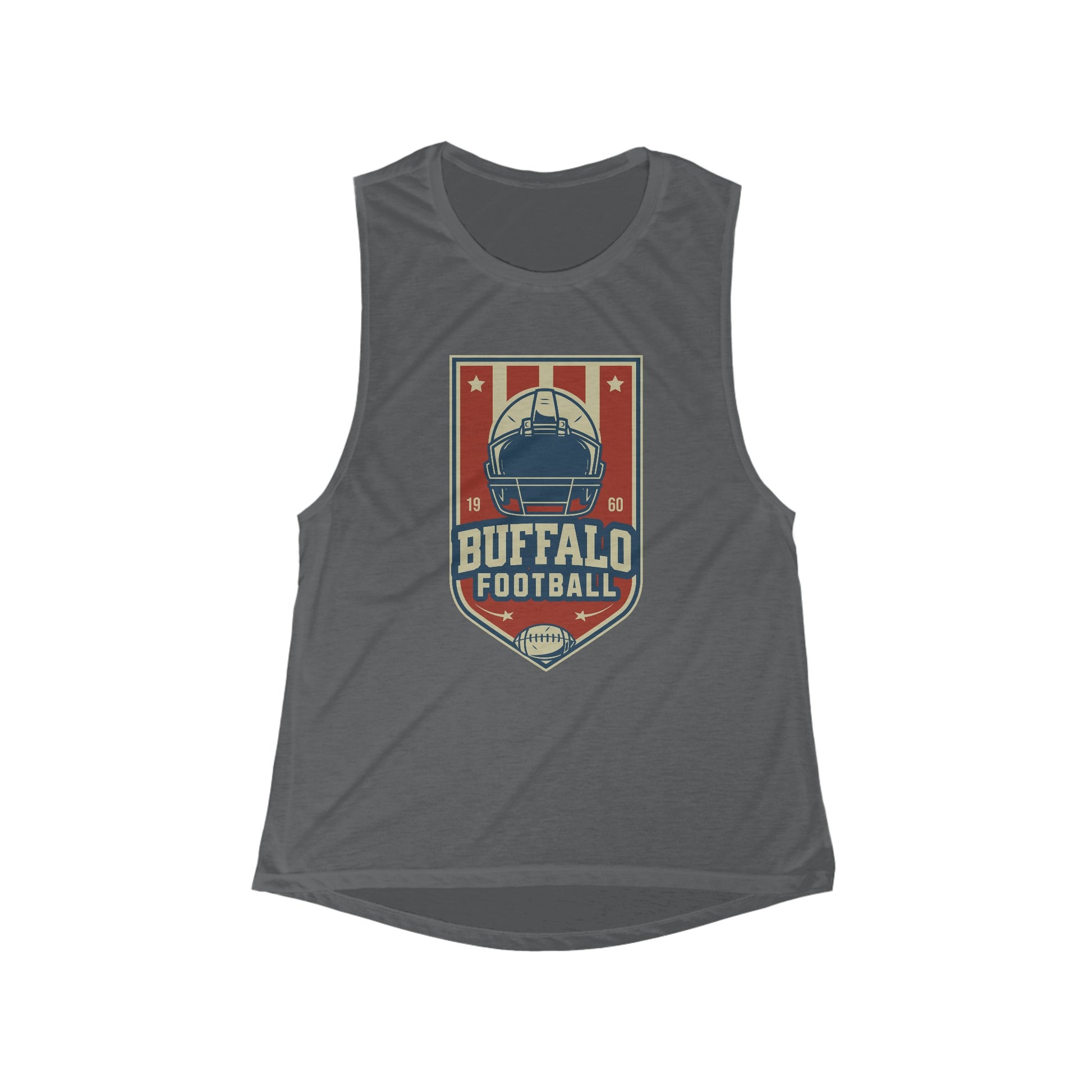 Buffalo Football Women's Flowy Scoop Muscle Tank - Bflo Thread Co.