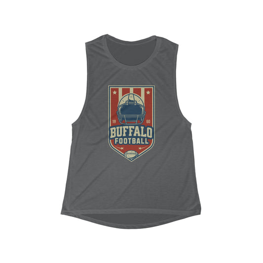 Buffalo Football Women's Flowy Scoop Muscle Tank - Bflo Thread Co.
