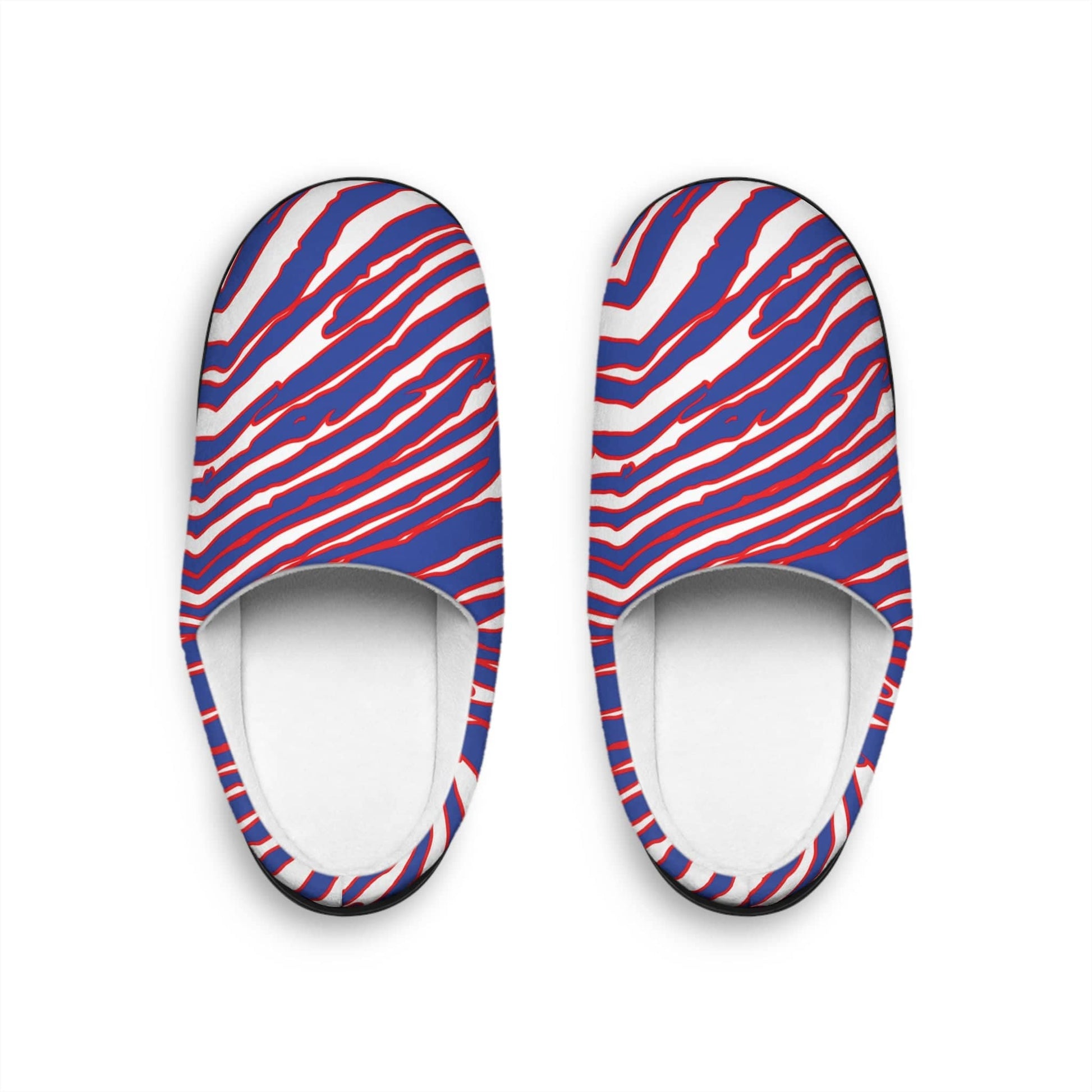 Buffalo Football Pattern Women's Indoor Slippers - Bflo Thread Co.