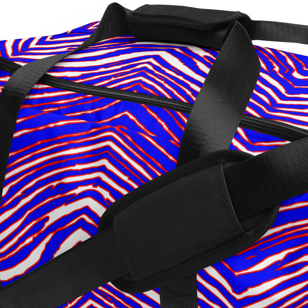 Buffalo Football Pattern Duffle Bag - Bflo Thread Co.