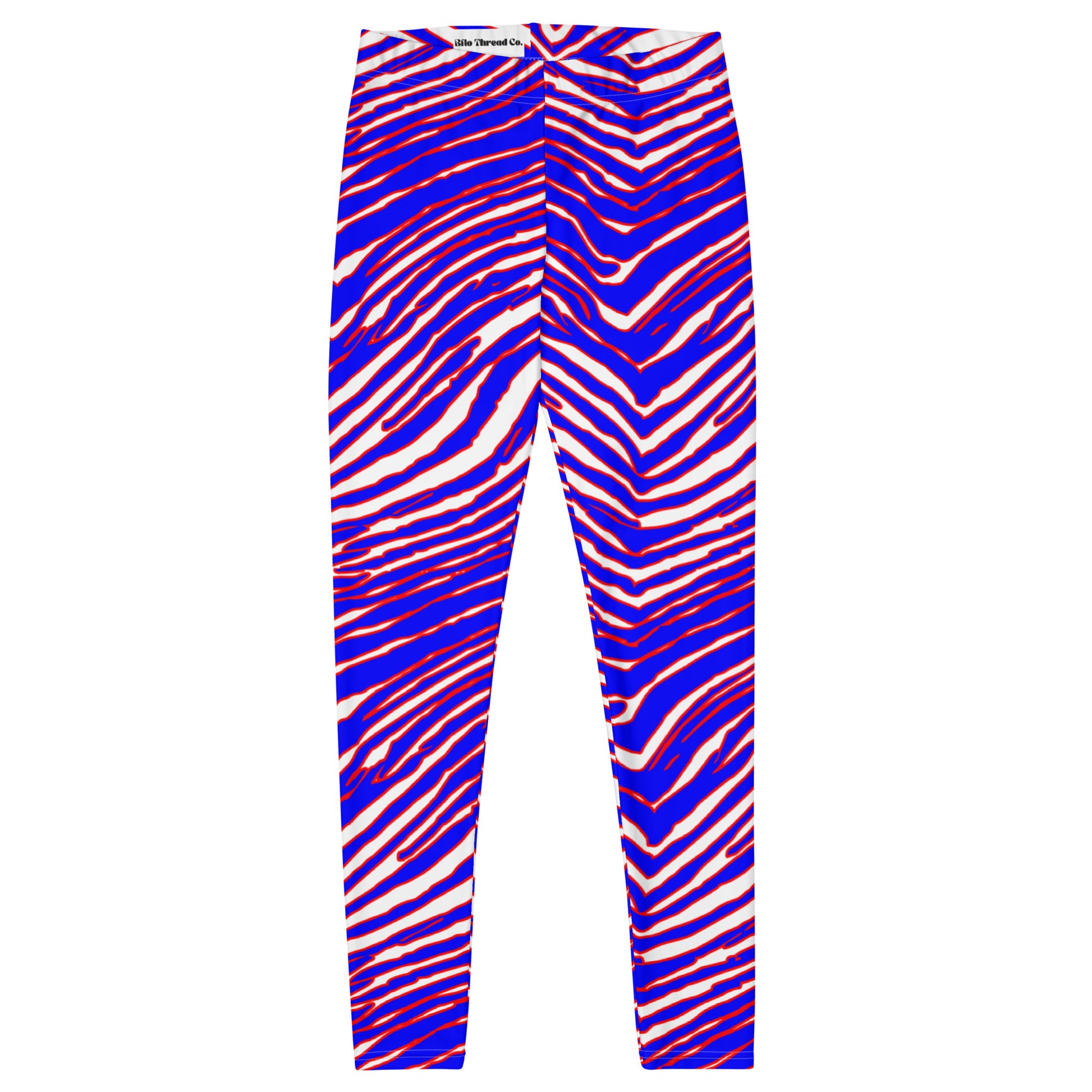 Buffalo Football Pattern Leggings - Bflo Thread Co.