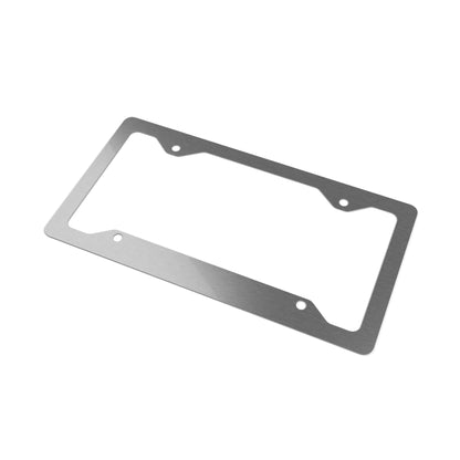 Buffalo Football Pattern Metal License Plate Frame - Bflo Thread Co.