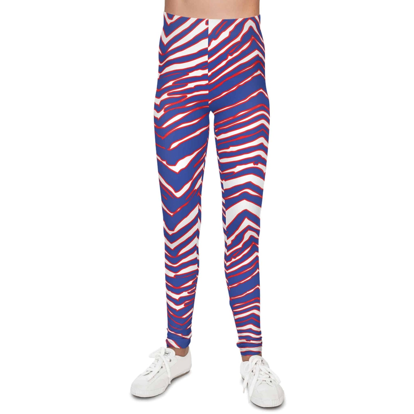 Buffalo Football Pattern Youth Leggings - Bflo Thread Co.
