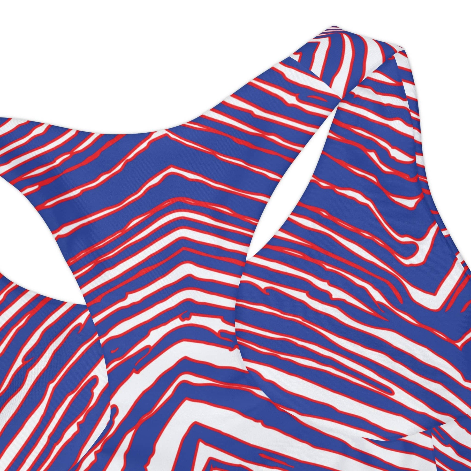 Buffalo Football Pattern Girls Two Piece Swimsuit - Bflo Thread Co.