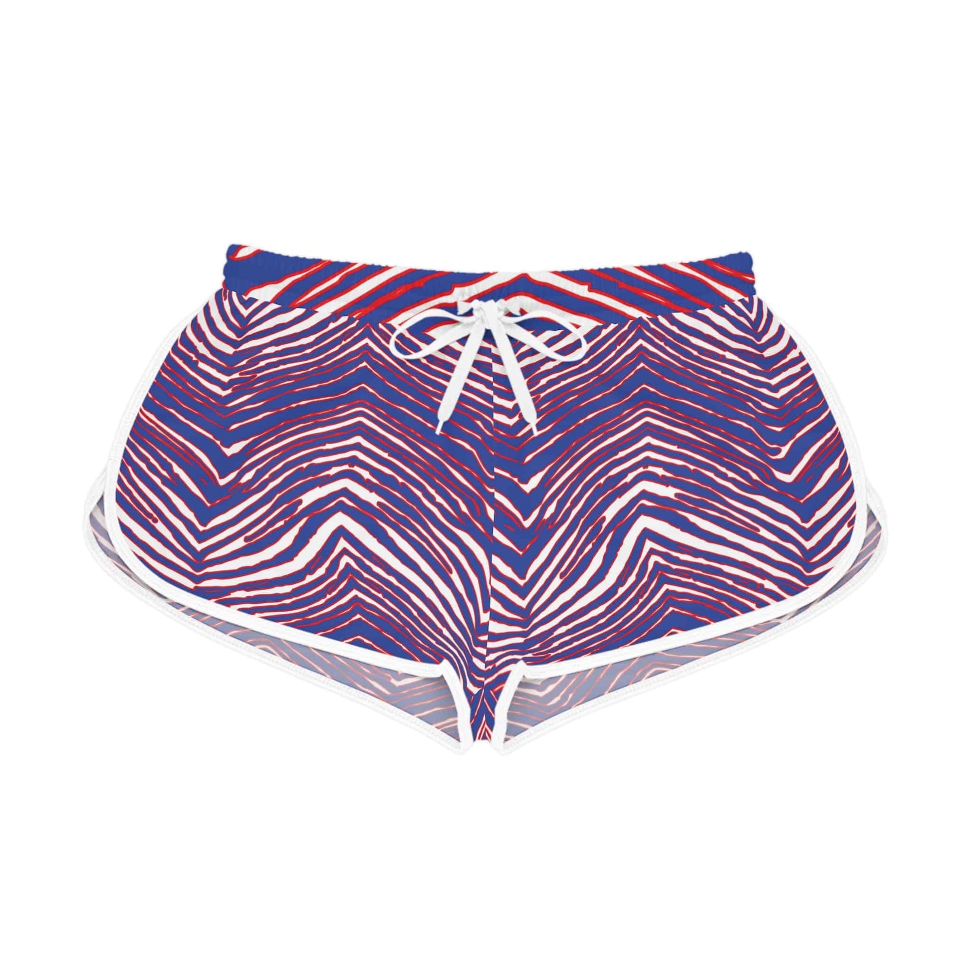 Buffalo Football Pattern Women's Relaxed Shorts - Bflo Thread Co.