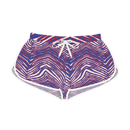 Buffalo Football Pattern Women's Relaxed Shorts - Bflo Thread Co.