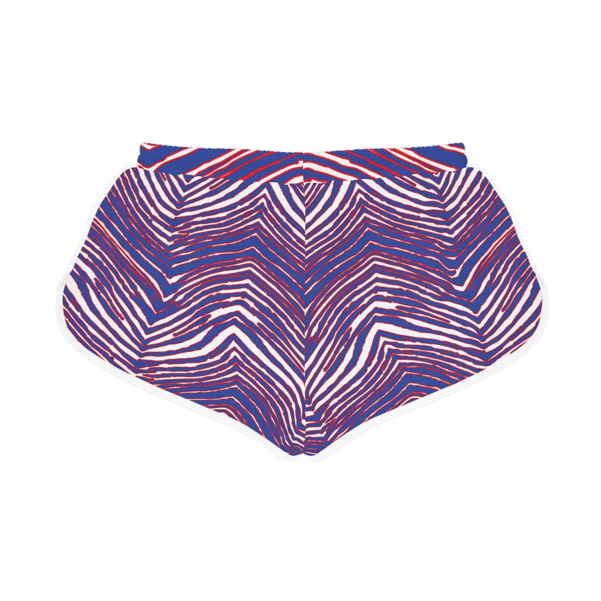 Buffalo Football Pattern Women's Relaxed Shorts - Bflo Thread Co.