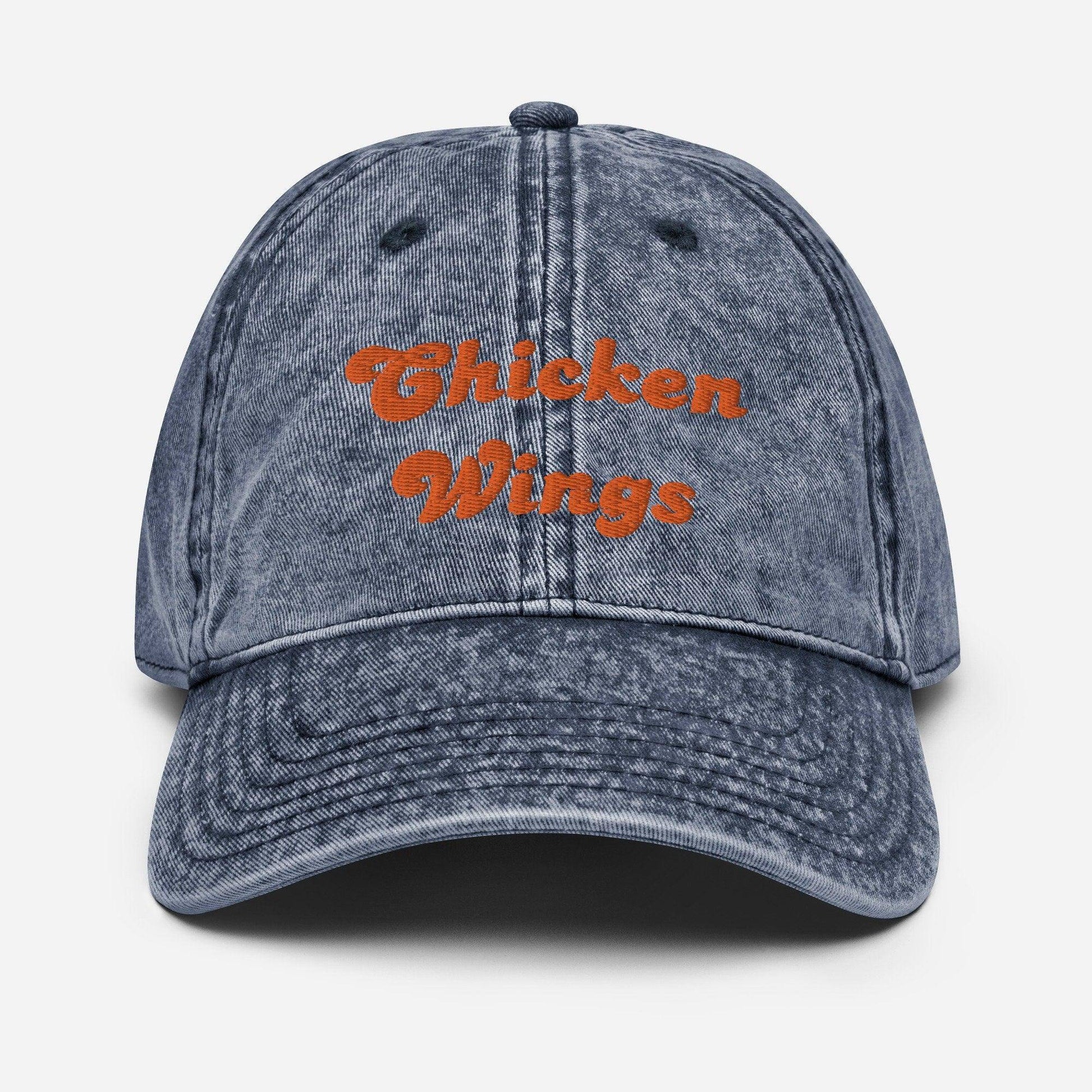 Chicken Wings Embroidered Vintage Baseball Hat - Bflo Thread Co.