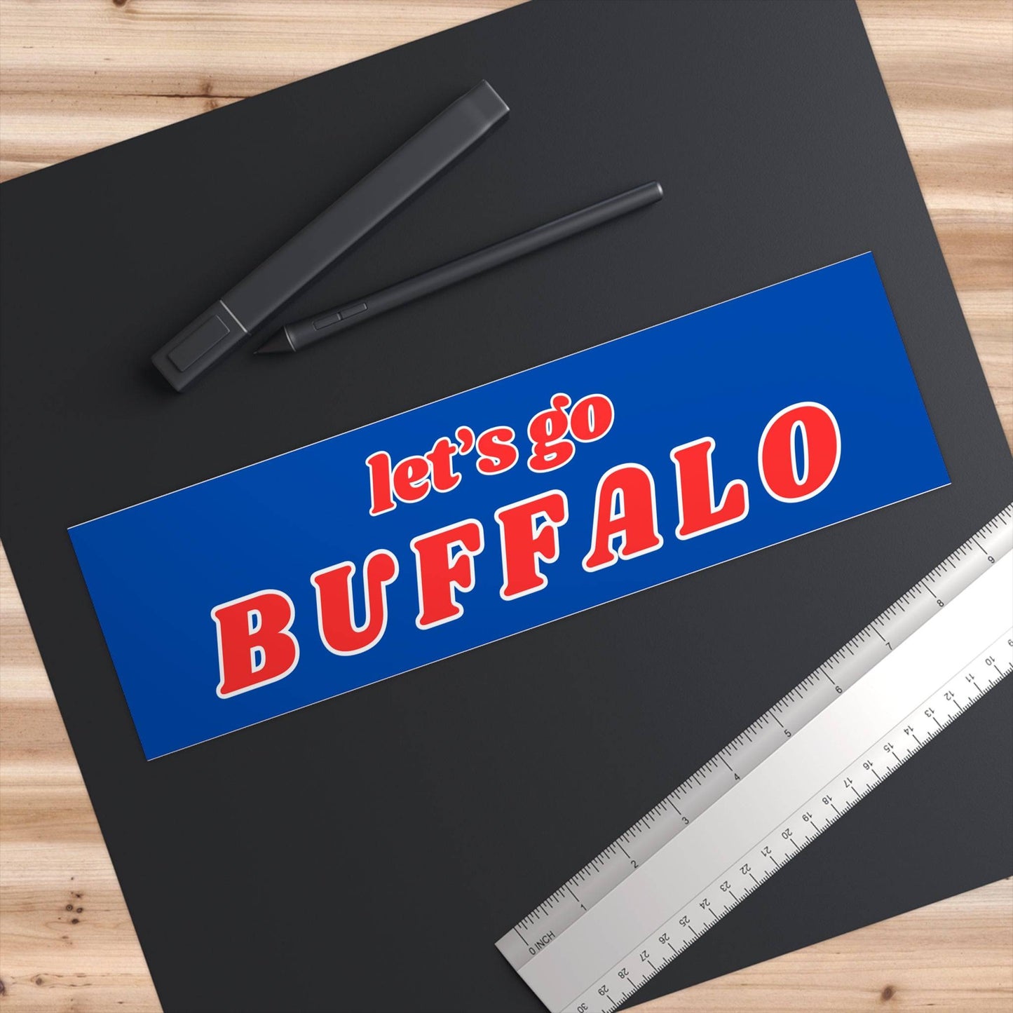 Let's Go Buffalo Bumper Sticker - Bflo Thread Co.