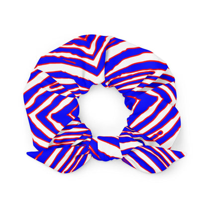 Buffalo Football Pattern Recycled Scrunchie - Bflo Thread Co.
