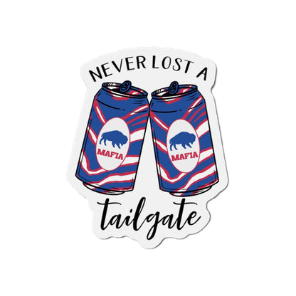 Never Lost a Tailgate Magnet - Bflo Thread Co.
