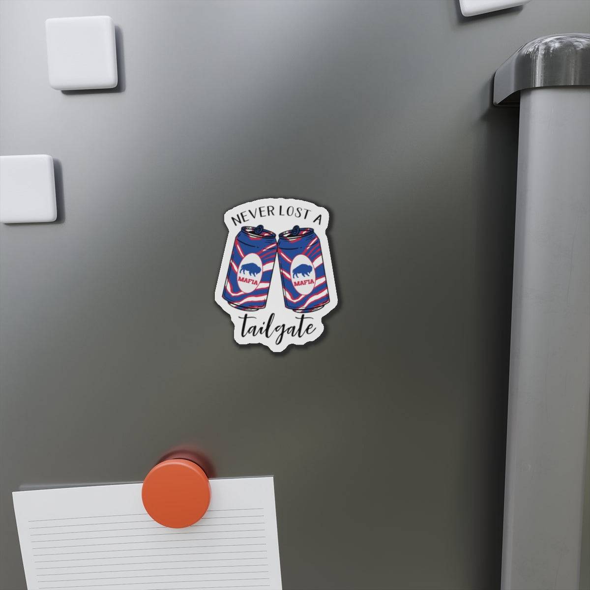 Never Lost a Tailgate Magnet - Bflo Thread Co.