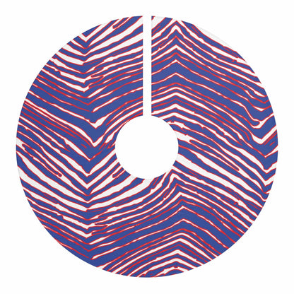Buffalo Football Pattern Christmas Tree Skirts - Bflo Thread Co.