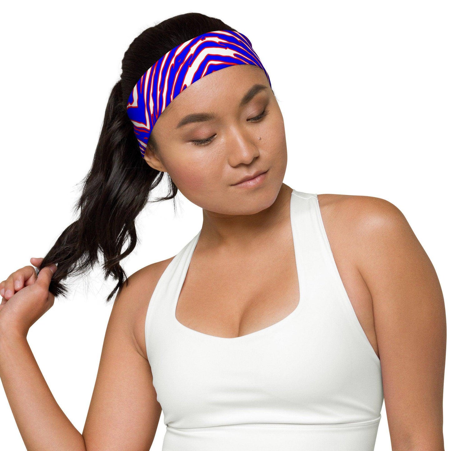 Buffalo Bills Football Pattern Headband - Bflo Thread Co.