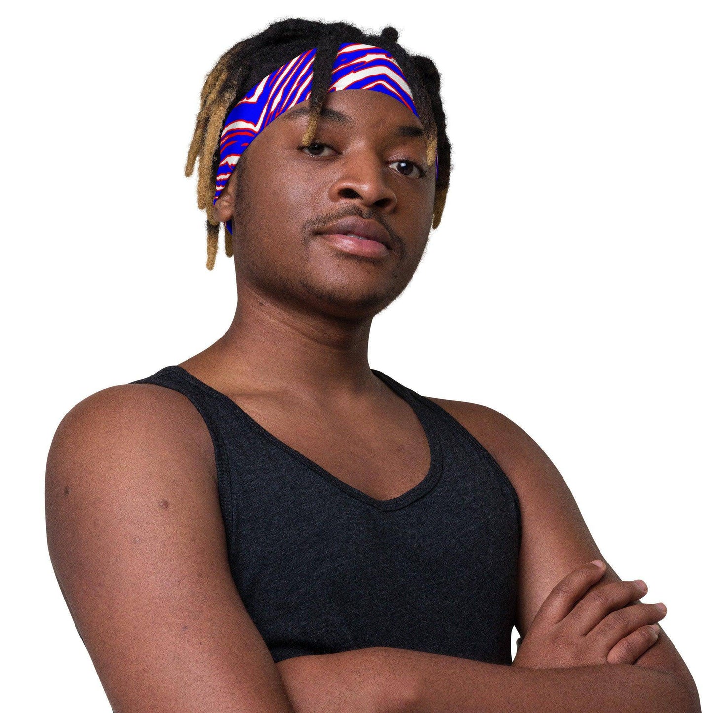 Buffalo Bills Football Pattern Headband - Bflo Thread Co.