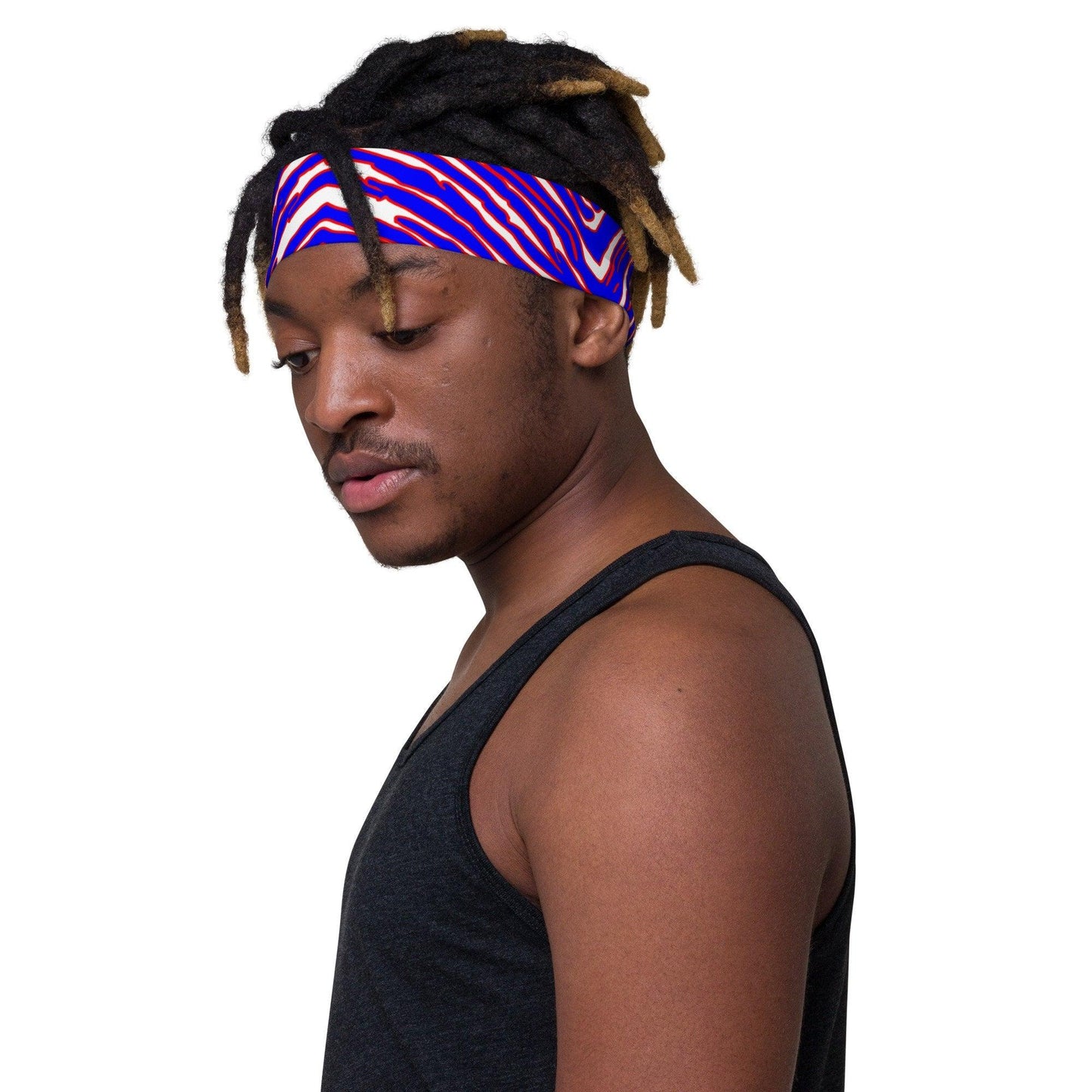 Buffalo Bills Football Pattern Headband - Bflo Thread Co.