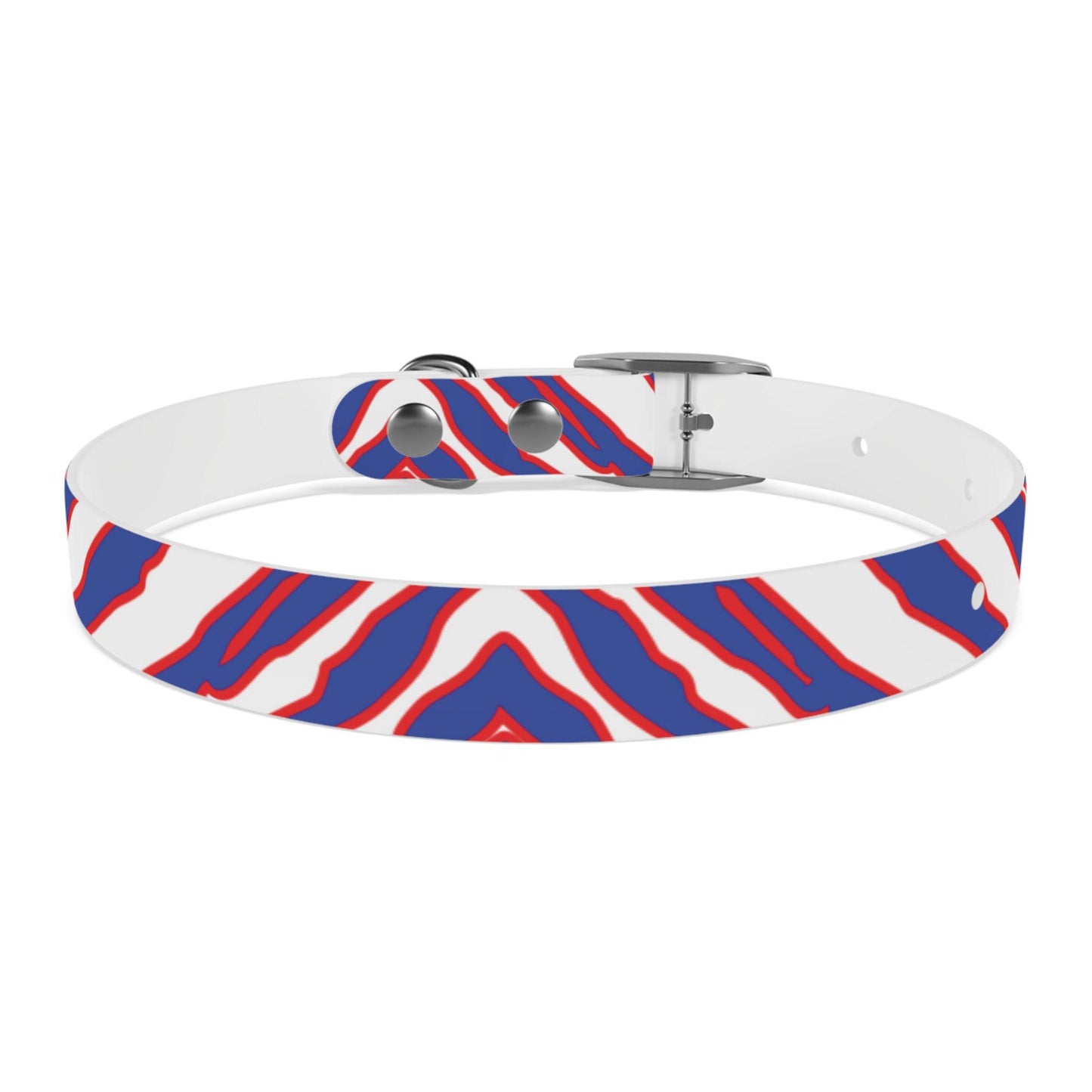 Buffalo Football Pattern Dog Collar - Bflo Thread Co.