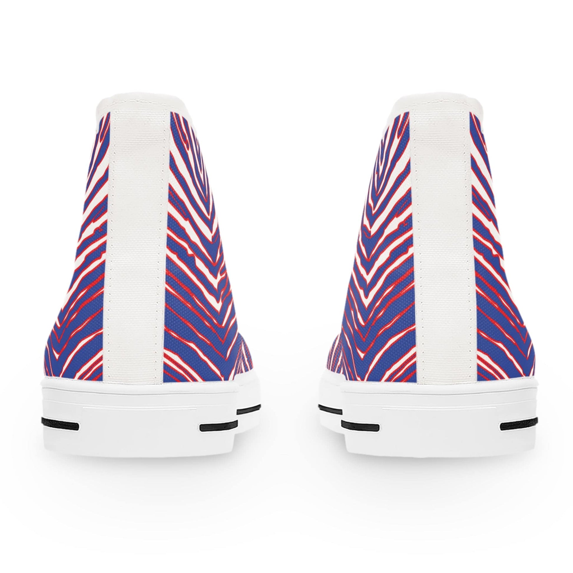 Buffalo Football Pattern Women's High Top Sneakers - Bflo Thread Co.