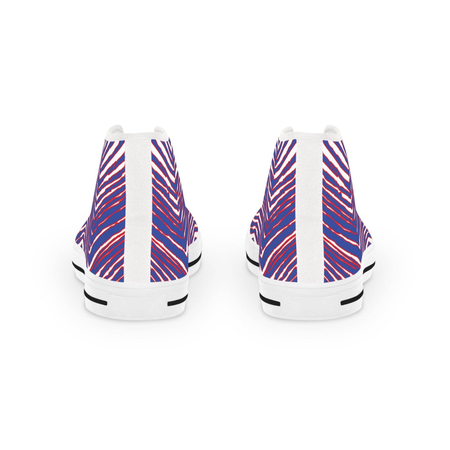Buffalo Football Pattern Men's High Top Sneakers - Bflo Thread Co.