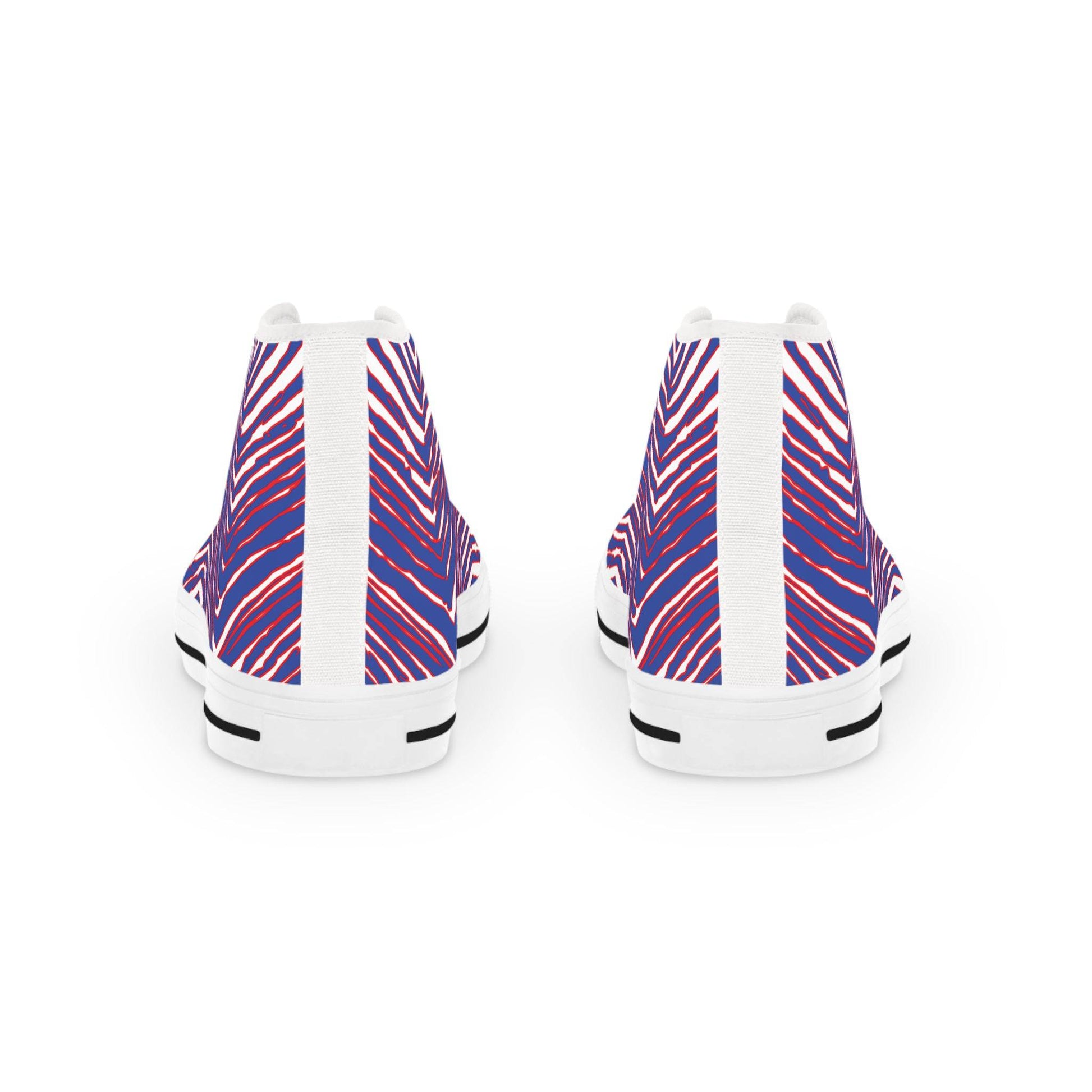 Buffalo Football Pattern Men's High Top Sneakers - Bflo Thread Co.