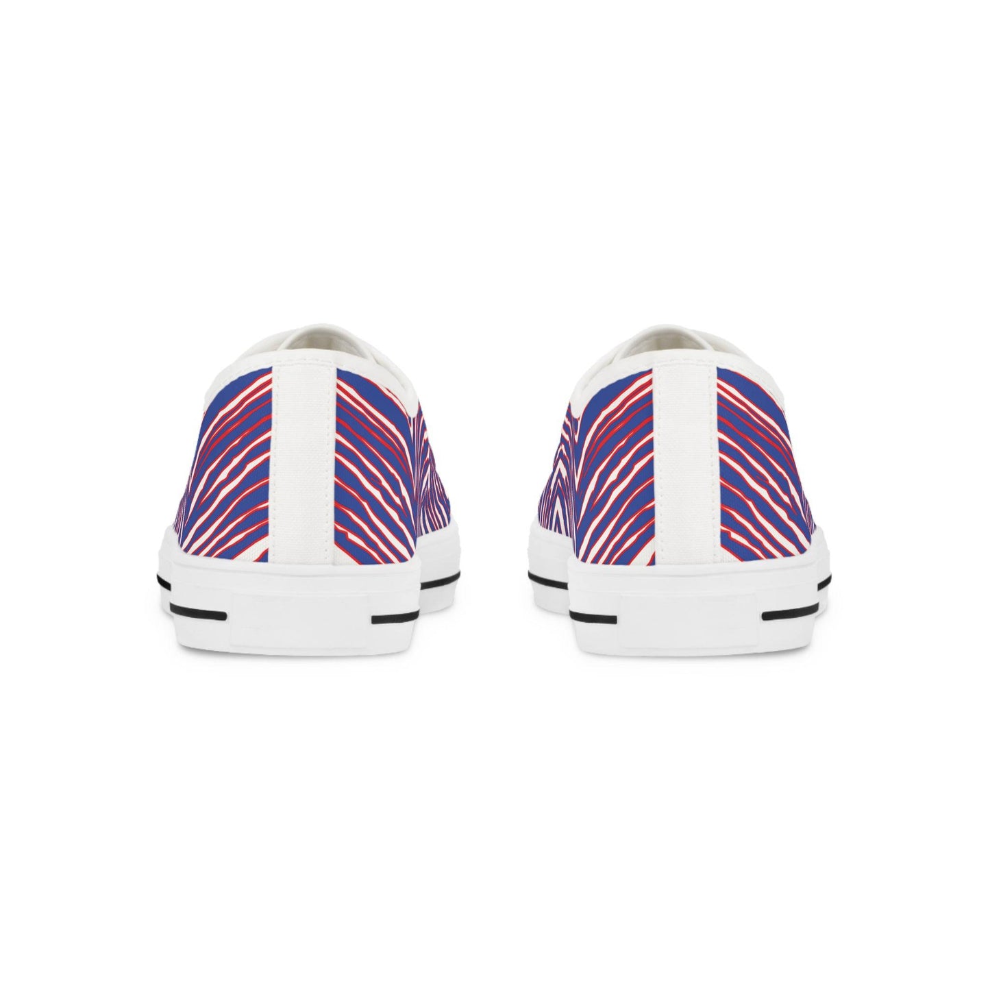 Buffalo Football Pattern Men's Low Top Sneakers - Bflo Thread Co.