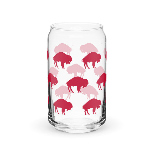 Buffalo Can-Shaped Glass 16 oz. - Bflo Thread Co.