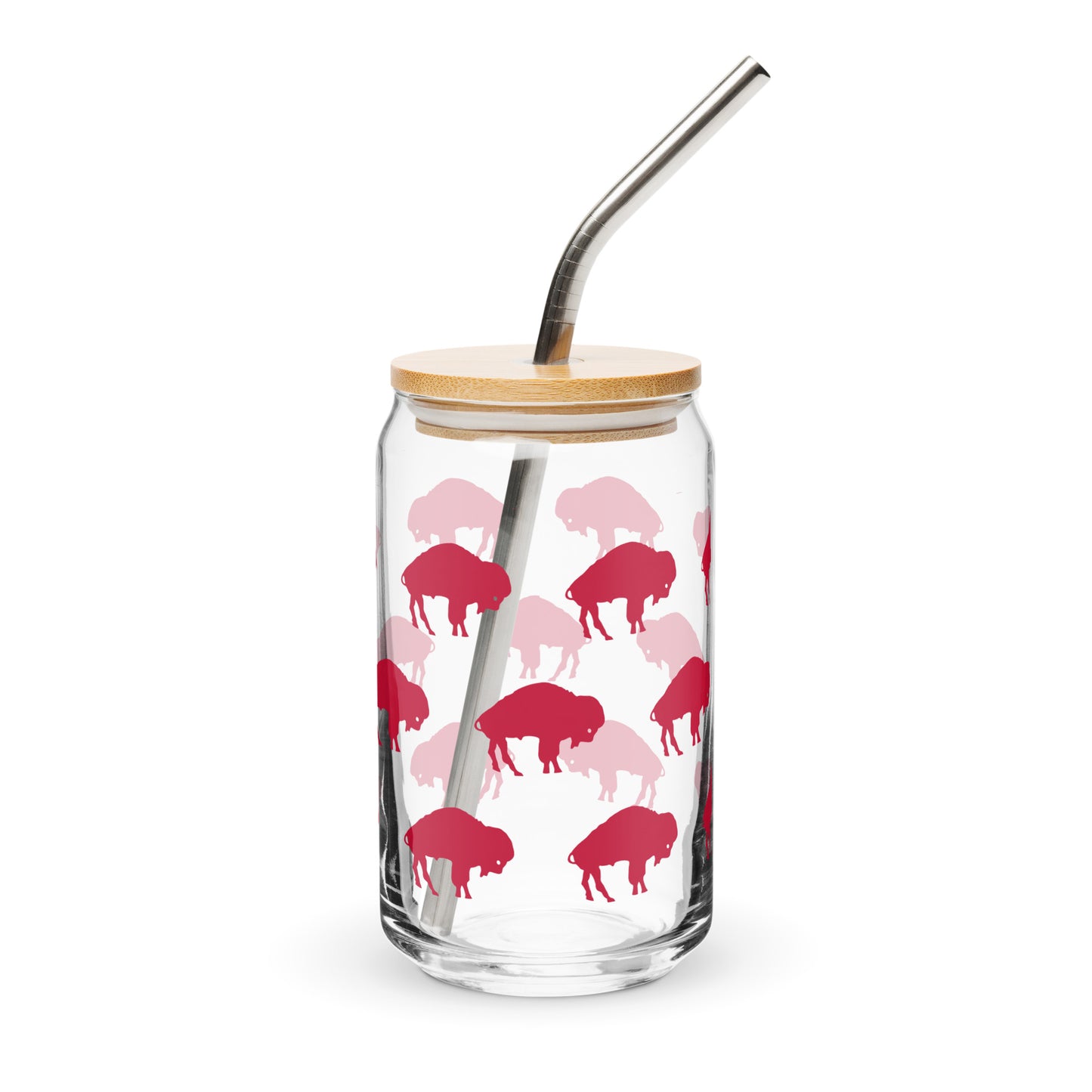 Buffalo Can-Shaped Glass 16 oz. - Bflo Thread Co.