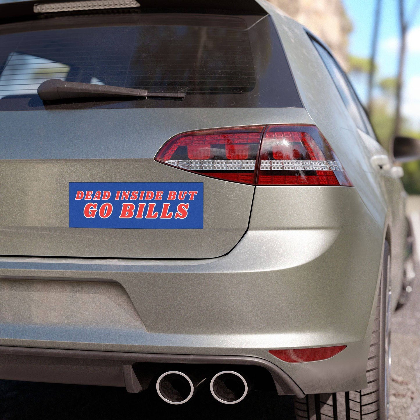 Dead Inside But Go Bills Bumper Magnet - Bflo Thread Co.