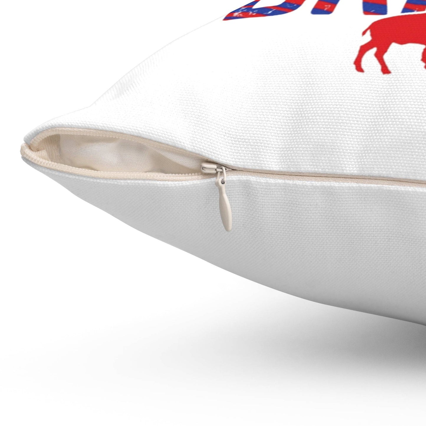 The Bills Make Me Wanna Drink Spun Polyester Square Pillow - Bflo Thread Co.