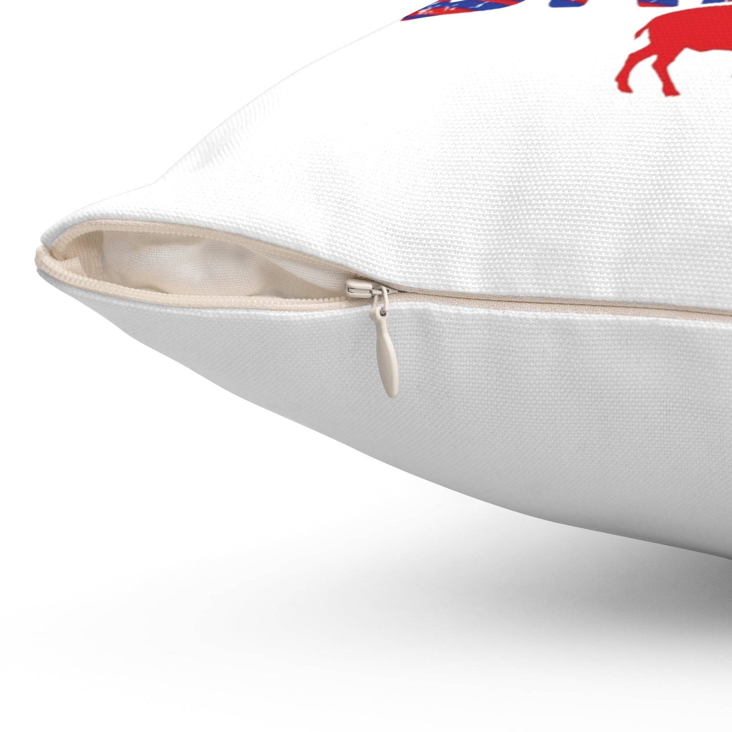 The Bills Make Me Wanna Drink Spun Polyester Square Pillow - Bflo Thread Co.