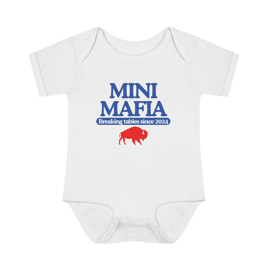 Buffalo Mini Mafia Infant Baby Rib Bodysuit - Bflo Thread Co.