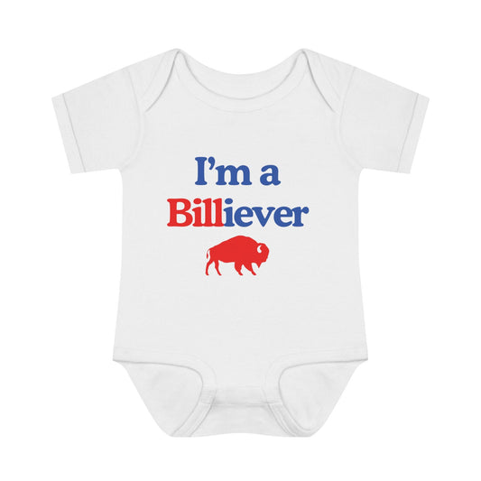 I'm a Billiever Infant Baby Rib Bodysuit - Bflo Thread Co.