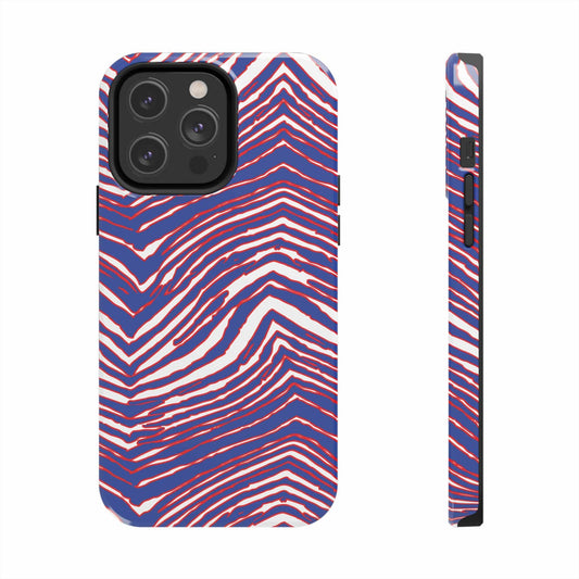 Buffalo Football Pattern iPhone Tough Phone Cases - Bflo Thread Co.