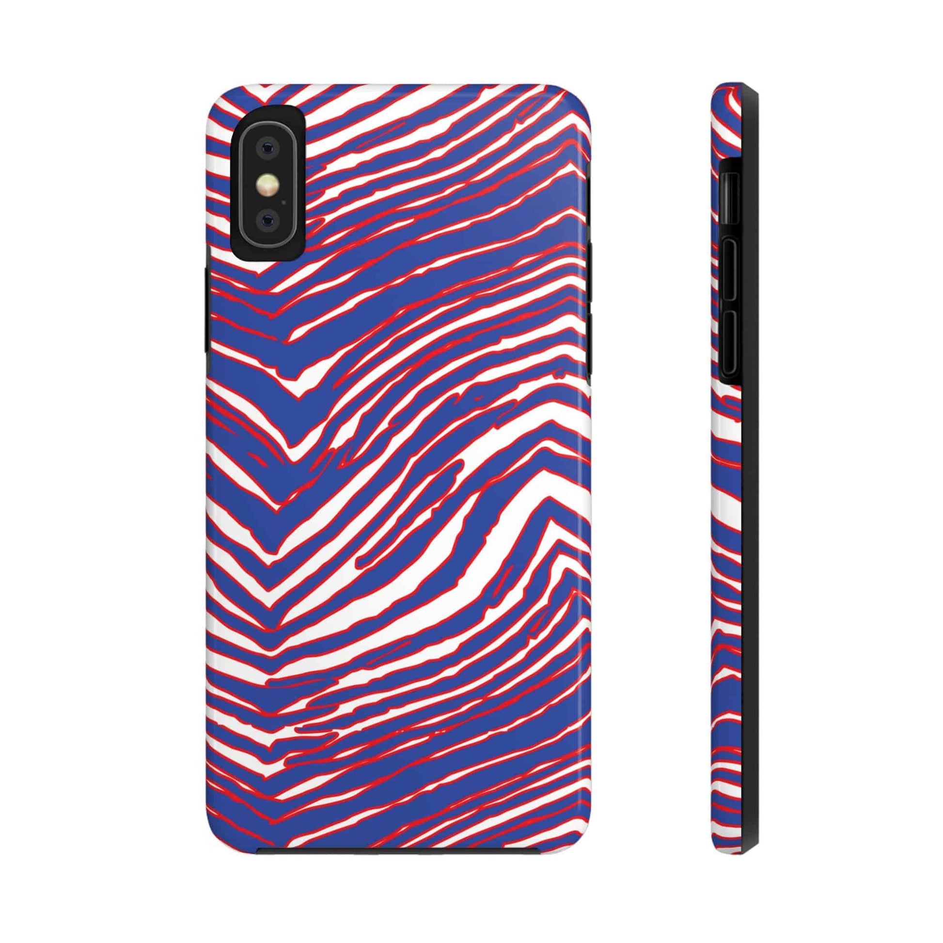 Buffalo Football Pattern iPhone Tough Phone Cases - Bflo Thread Co.