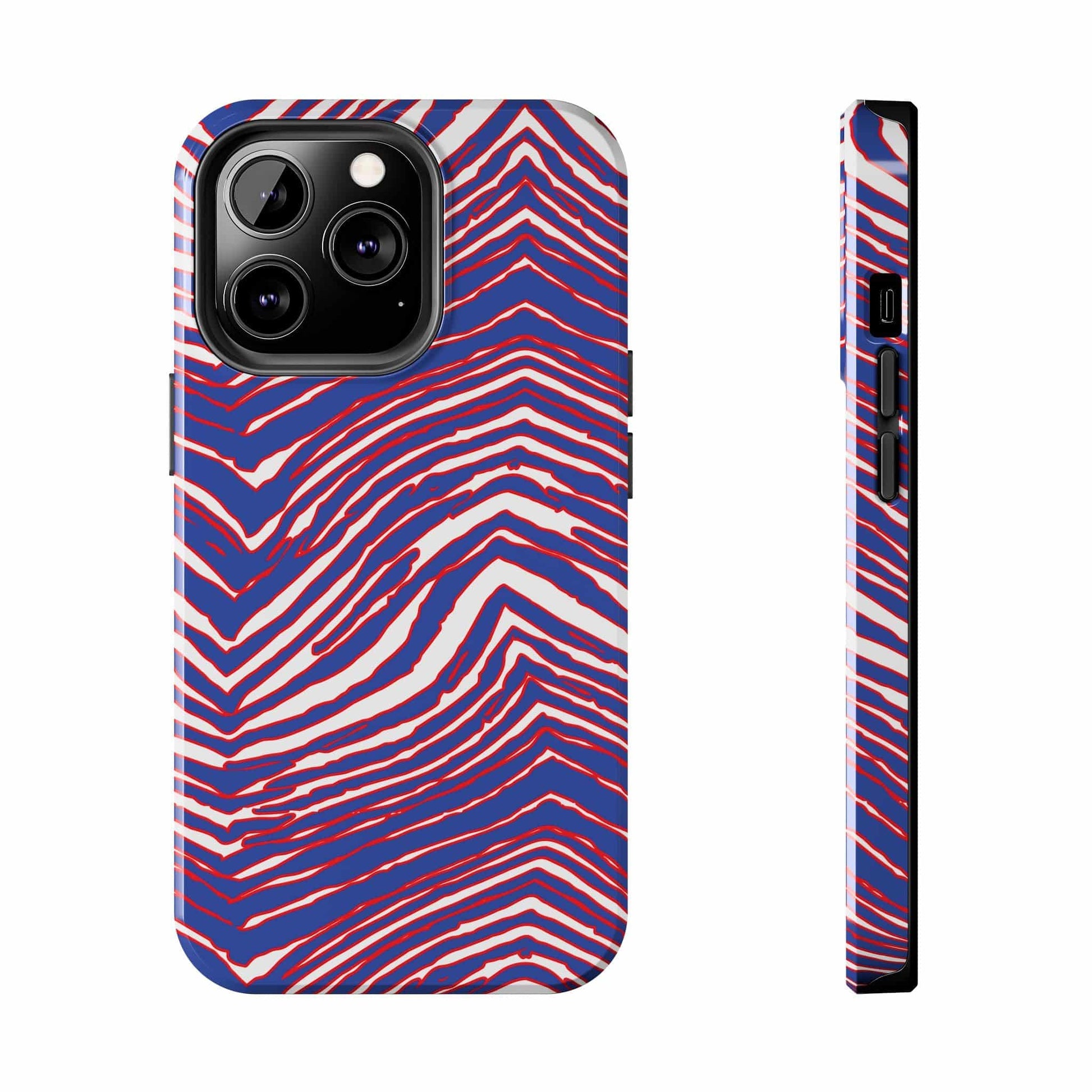 Buffalo Football Pattern iPhone Tough Phone Cases - Bflo Thread Co.
