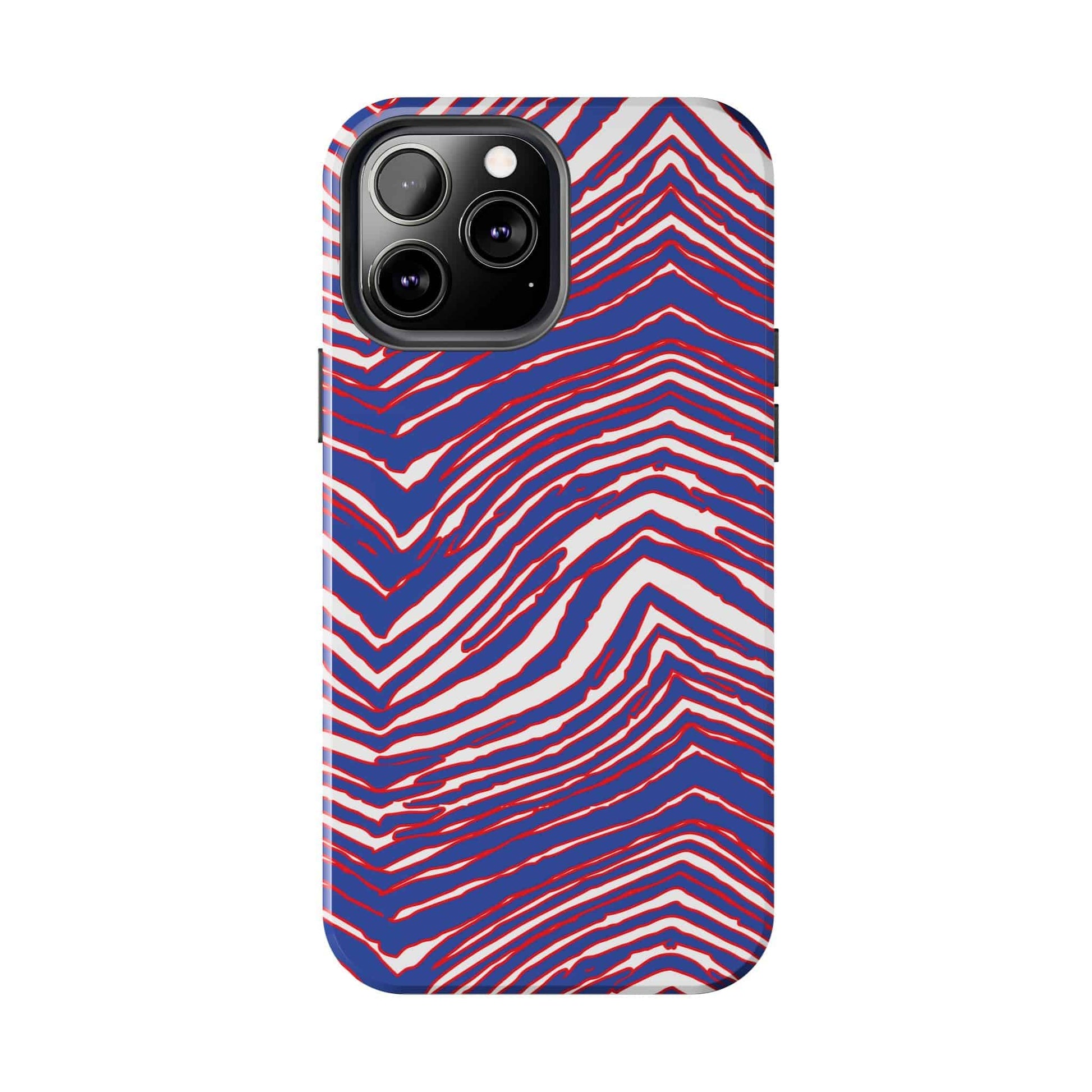 Buffalo Football Pattern iPhone Tough Phone Cases - Bflo Thread Co.